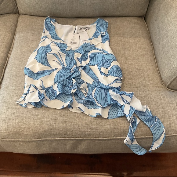 Walter Baker top (Valerie top) color paradise palm style no W53573 size M - Picture 1 of 4